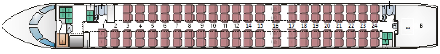 CRJ900 Y88 Layout