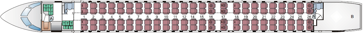 CRJ1000 Y100 Layout